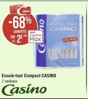 essuie-tout compact casino