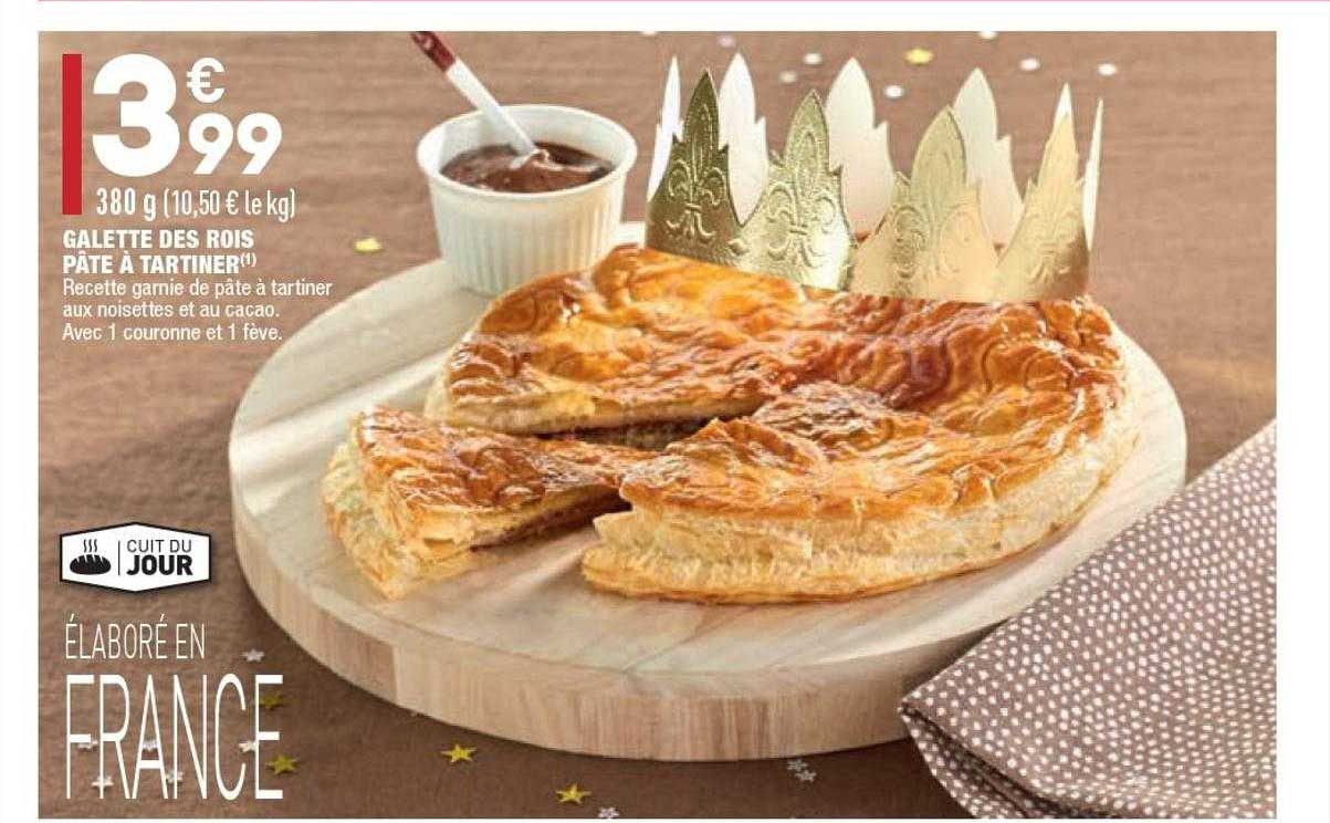 galette des rois pâte à tartiner
