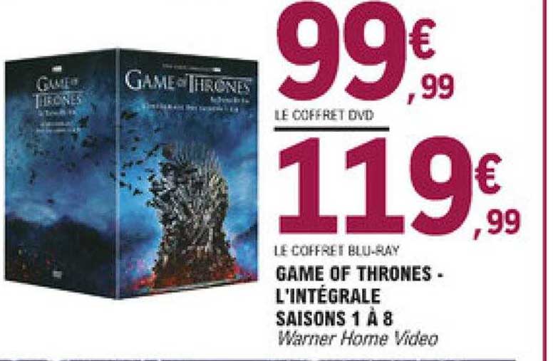 game of thrones - l'intégrale saison 1 à 8