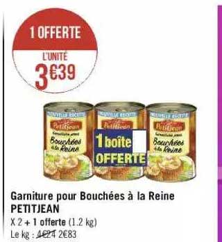 garniture pour bouchées à la reine petitjean