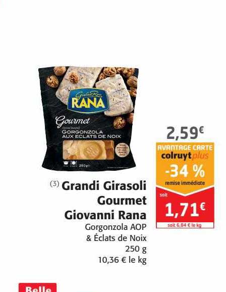 grandi girasoli gourmet giovanni rana