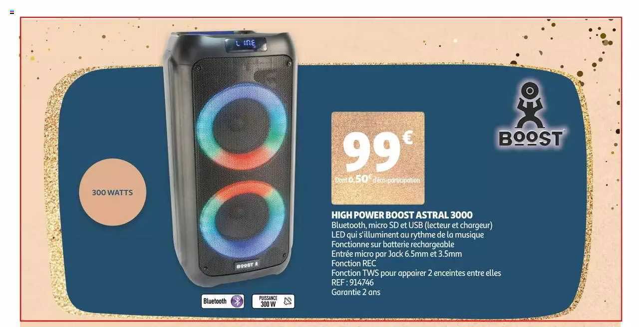 high power boost astral 3000