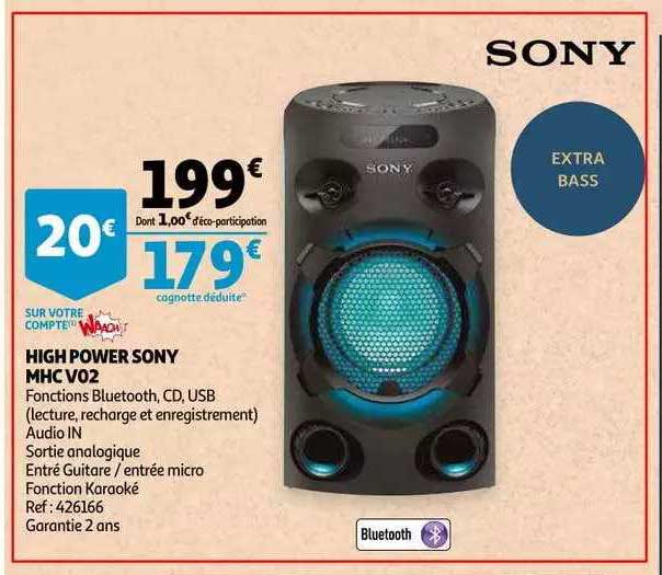 high power sony mhc v02