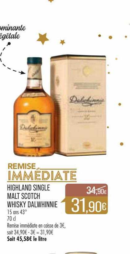 highland single malt scotch whisky dalwhinnie