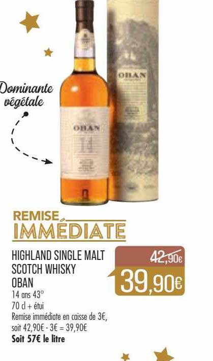 highland single malt scotch whisky oban