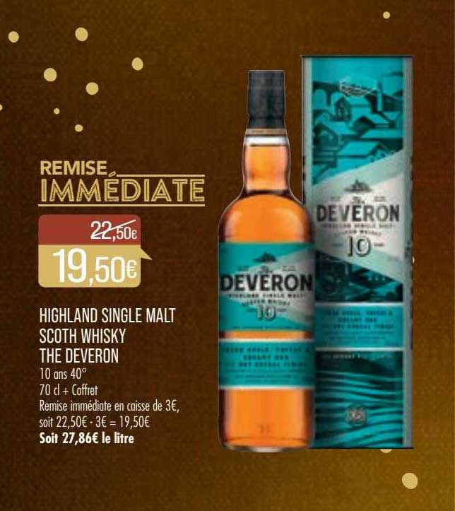 highland single malt scoth whisky the deveron
