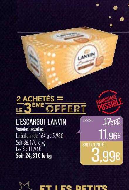 l'escargot lanvin