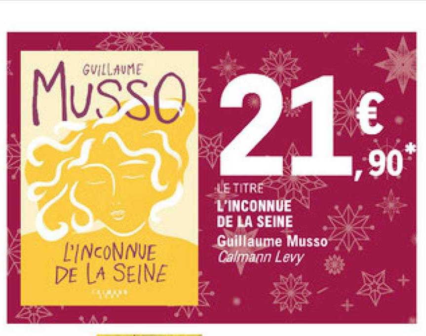 l'inconnue de la seine - guillaume musso