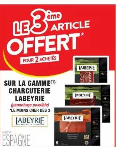 La Gamme Charcuterie Labeyrie