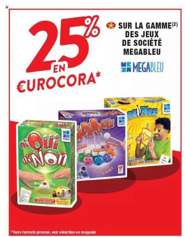 la gamme des jeux de société megableu