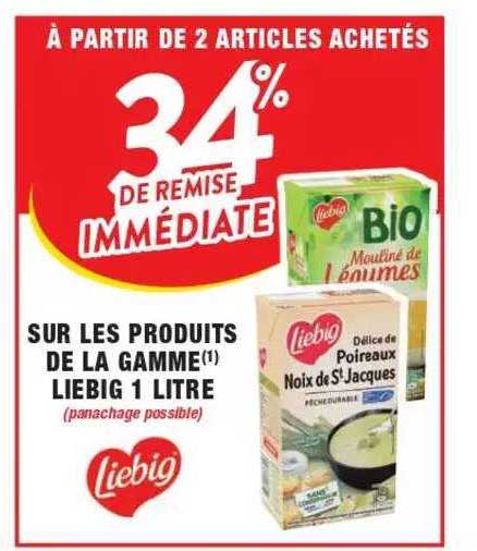 la gamme liebig 1 litre