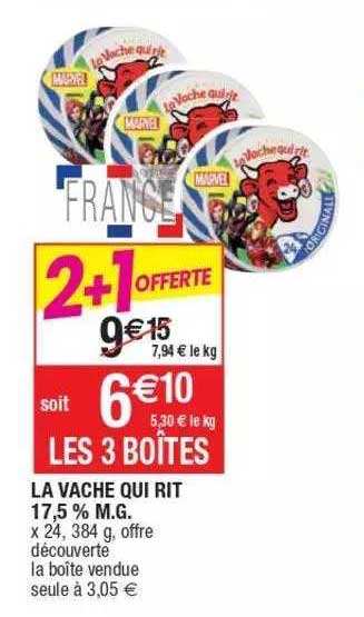 la vache qui rit 17,5% m.g.