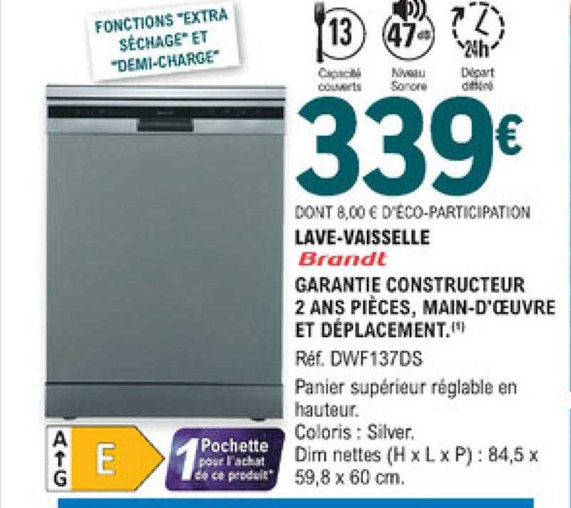 lave-vaisselle brandt