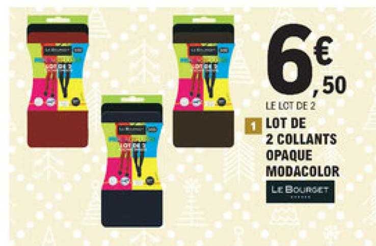 lot de 2 collants opaque modacolor