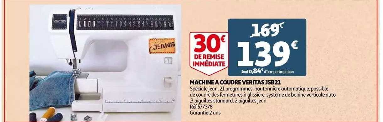 machine à coudre veritas jsb21