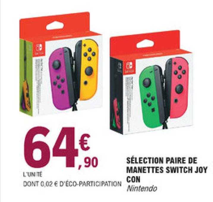 manettes switch joy con