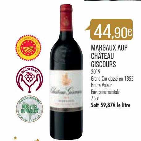 Margaux Aop Château Giscours 2019