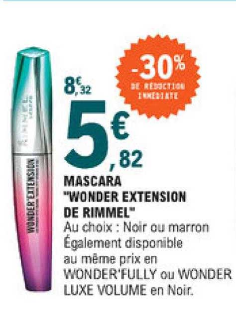 mascara "wonder extension de rimmel"