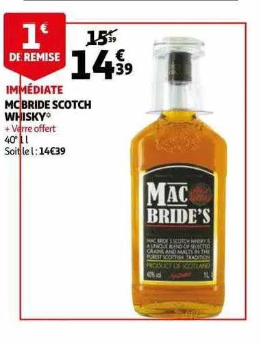 mc bride's scotch whisky
