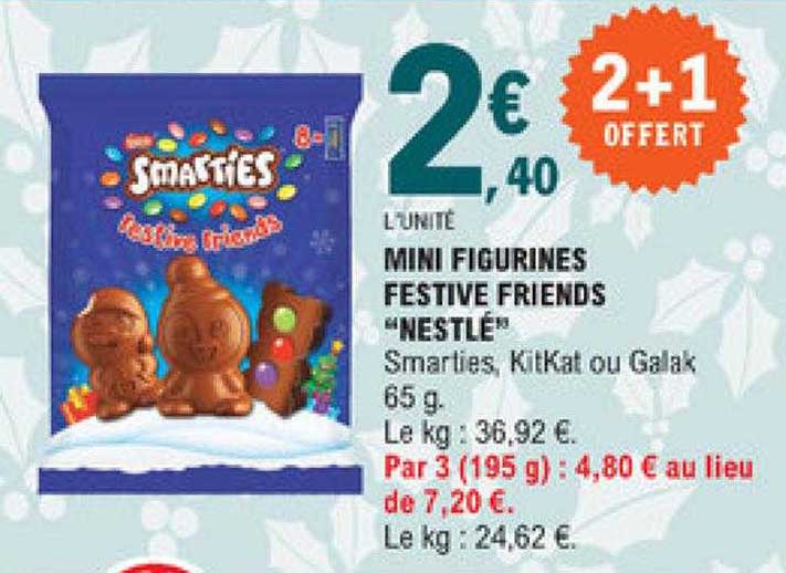 mini figurines festive friends "nestlé"