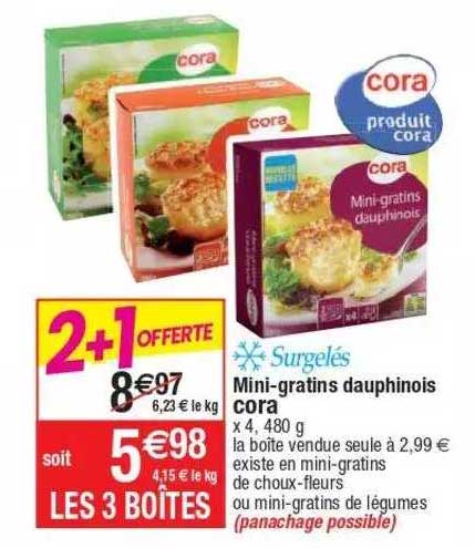 mini-gratins dauphinois cora
