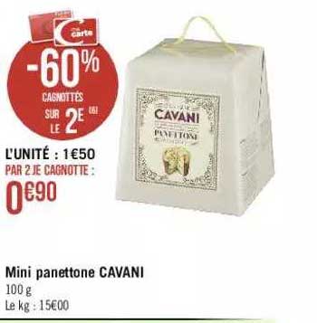 Mini Panettone Cavani
