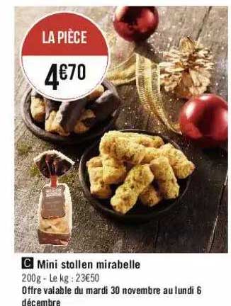 Mini Stollen Mirabelle