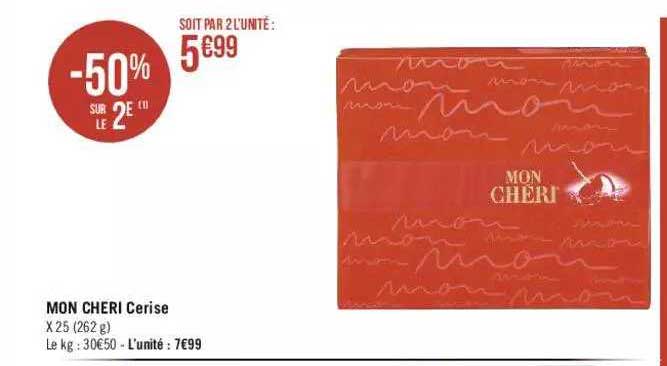 mon chéri cerise