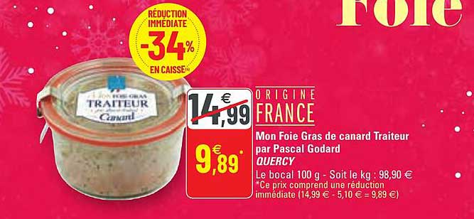 mon foie gras de canard traiteur par pascal godard quercy