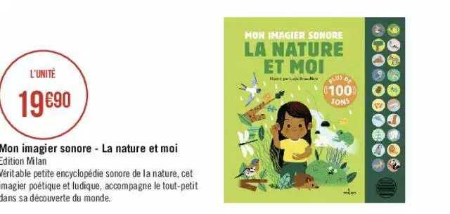 mon imagier sonore - la nature et moi