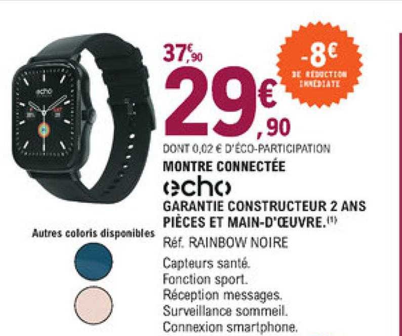 montre connectée echo