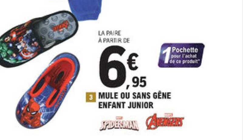 mule ou sans gêne enfant junior