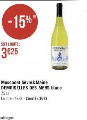 muscadet sèvre & maine demoiselles des mers blanc