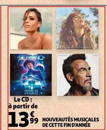 nouveautés musicales de cette fin d'année