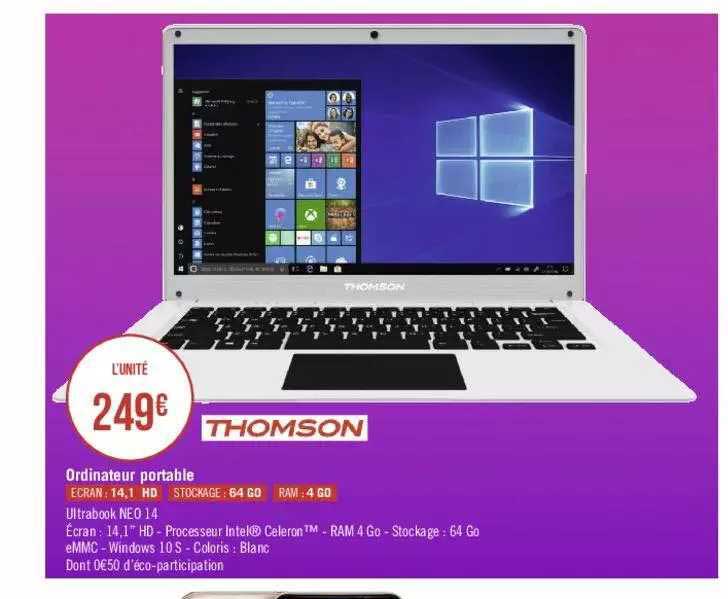 Ordinateur Portable Thomson