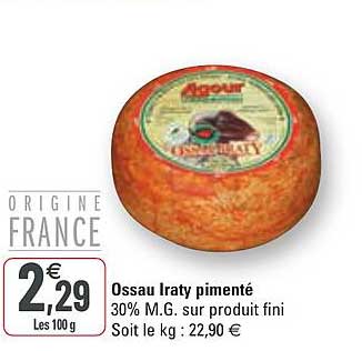ossau iraty pimenté