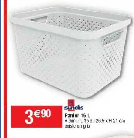 Panier 16 L Sundis