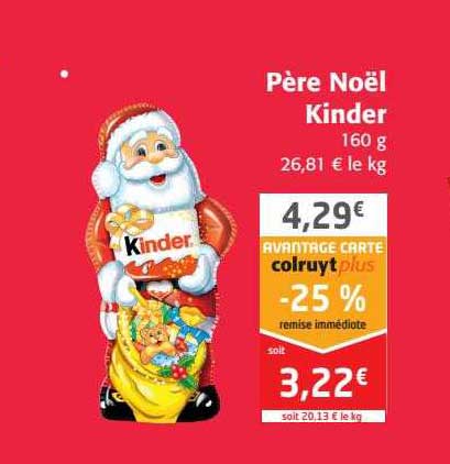 père noël kinder