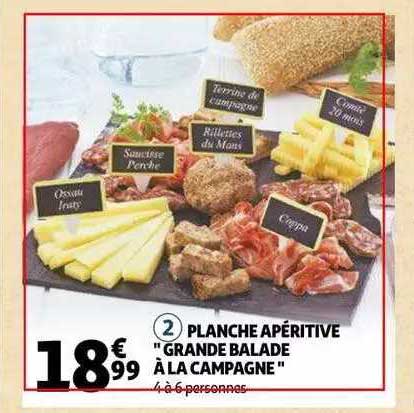 Planche Apéritive "grande Balade à La Campagne"
