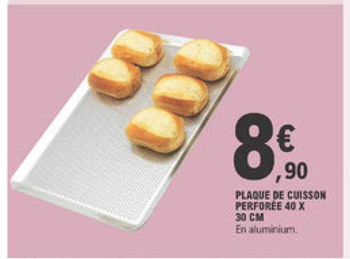 Plaque De Cuisson Perforée 40x 30 Cm