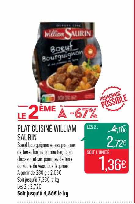 Plat Cuisiné William Saurein