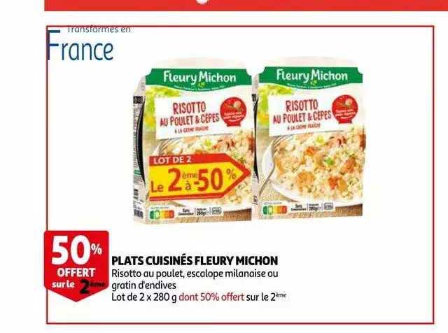 Plats Cuisinés Fleury Michon