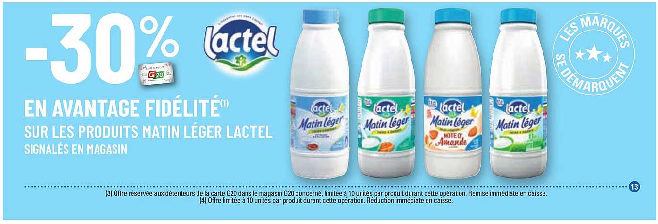 Produits Matin Léger Lactel