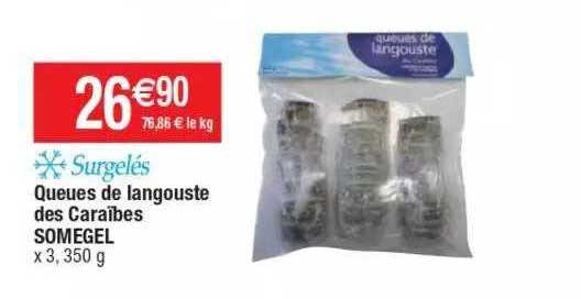 queues de langouste des caraïbes somegel