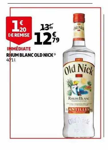 Rhum Blanc Old Nick