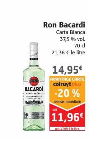 ron bacardi carta blanca