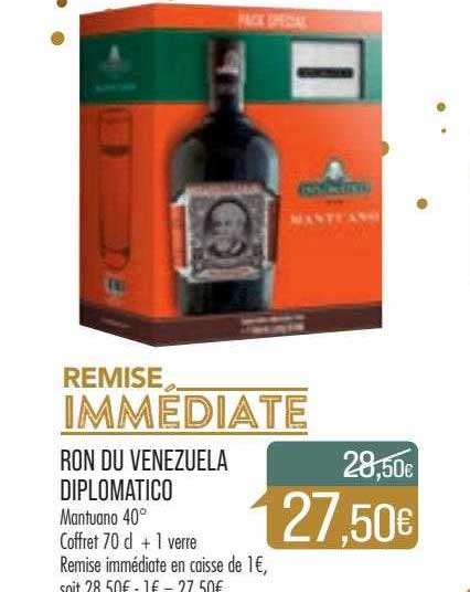 ron du venezuela diplomatico