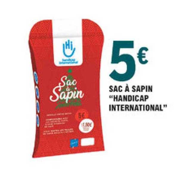 Sac à Sapin "hadicap" International"