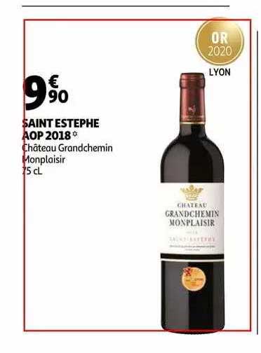 saint estephe aop 2018 château grandchemin monplaisir