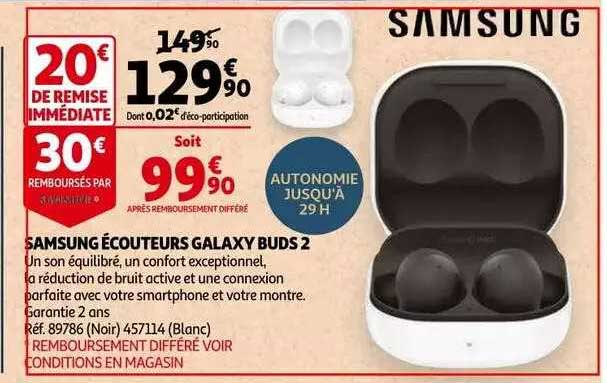 samsung écouteurs galaxy buds 2